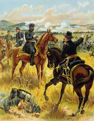 Generalmajor George Meade vid slaget vid Gettysburg den 2 juli 1863, 1900